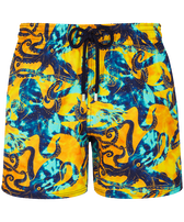Men Stretch Short Swim Trunks Poulpes Tie and Dye Sun front view