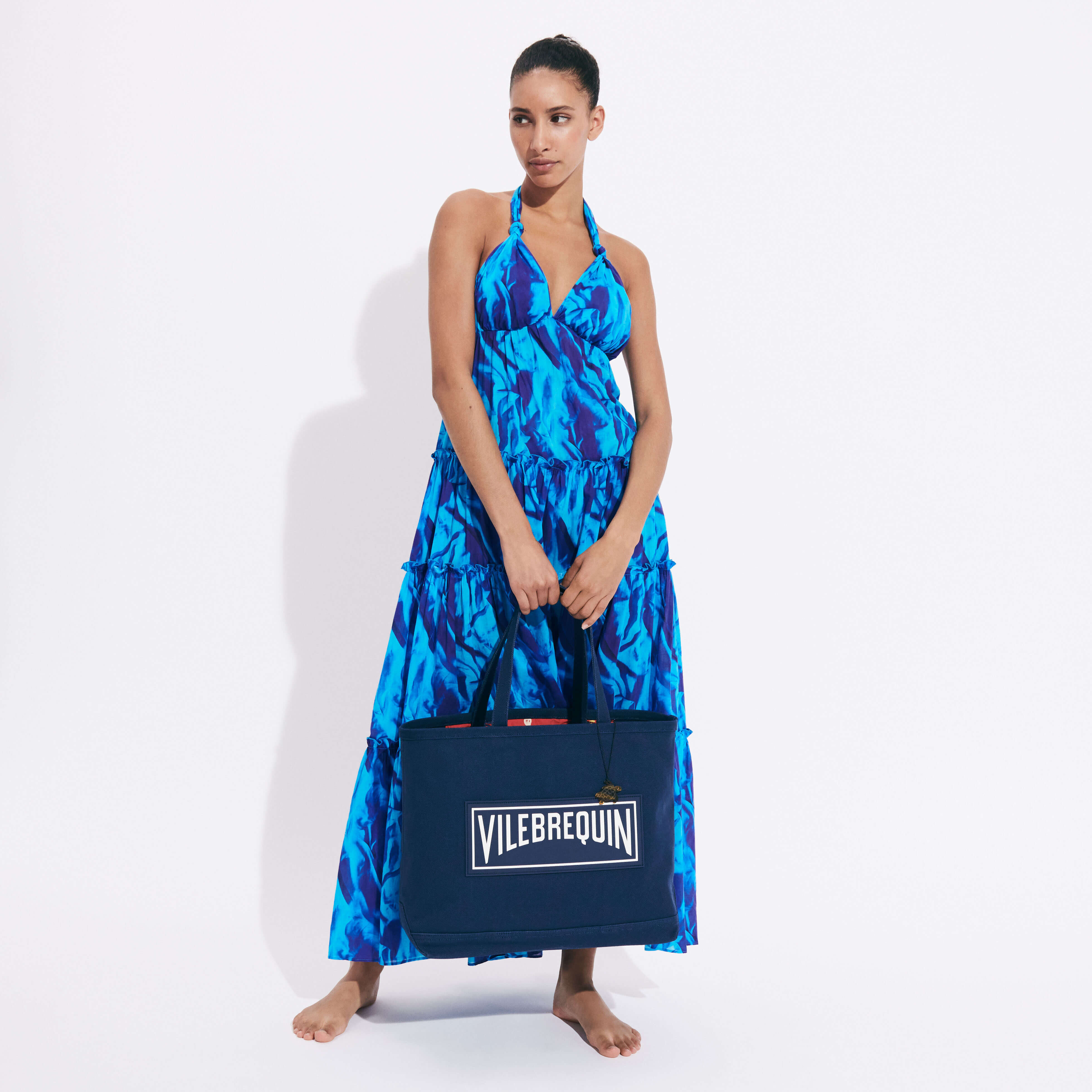 Vestido largo sales algodon tie dye
