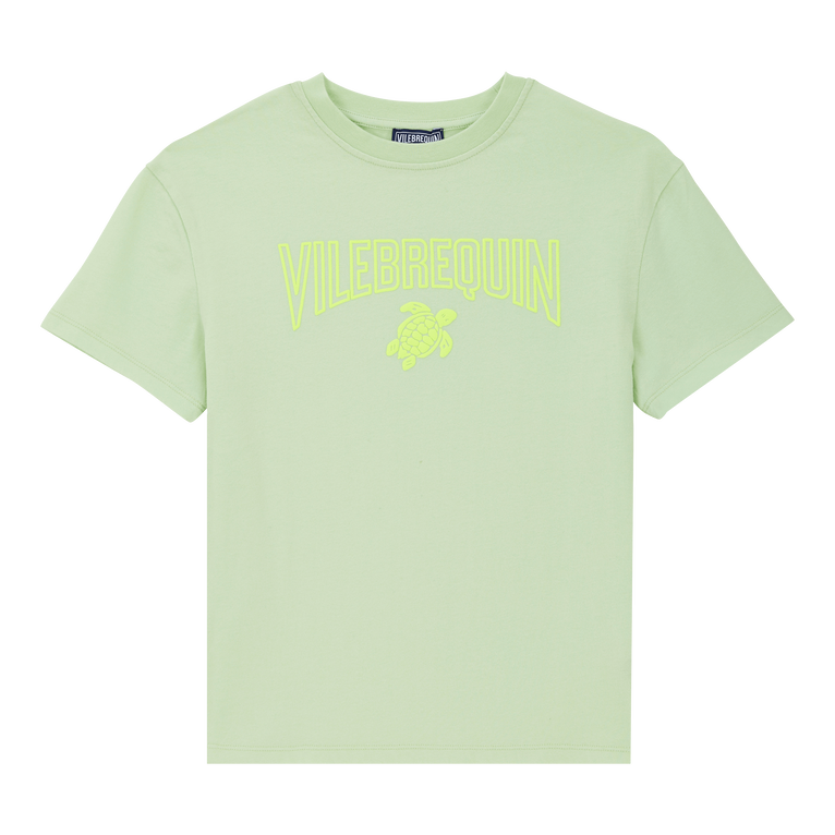 Boys Organic Cotton Gomy Logo T-shirt - Gabin - Green