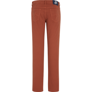 Pantalón de 5 bolsillos con estampado Micro Dot para hombre Rust vista trasera