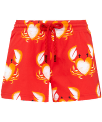 Shorts da mare donna St Valentin 2020-Vilebrequin x Giriat Medicis red vista frontale