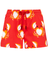 Shorts da mare donna St Valentin 2020-Vilebrequin x Giriat Medicis red vista frontale
