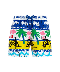 Costume da bagno bambino La Mer - Vilebrequin x JCC+ - Edizione limitata Bianco vista frontale