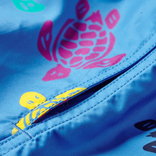 Boys Swim Shorts Ronde des Tortues Multicolore Earthenware Details Ansicht 1