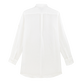 Camicia lunga in lino Bianco vista posteriore