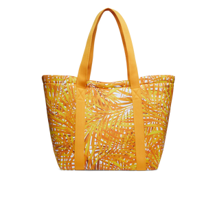 Bolsa de playa grande en neopreno con estampado Palm Leaves Mango vista trasera