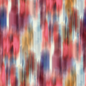 Gonna bambina in viscosa Ikat Multicolore stampe