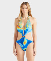 Women Trikini One-piece Swimsuit Bathymétrie Des Oceans Palace vista frontale indossata