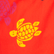 男士 Ronde des Tortues Multicolores 弹力游泳短裤 Poppy red 