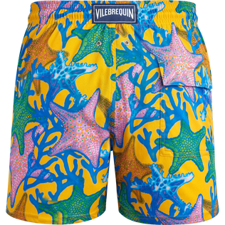 Men Stretch Swim Shorts Glowed Stars