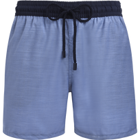 Bañador en lana merina bicolor para hombre Divine vista frontal