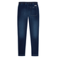 Men Chino Relax fit Pants Dark denim w1 back view