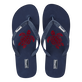 Chanclas de color liso para hombre Azul marino vista frontal