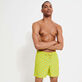 Men Swimwear Micro Tortues Rainbow Ginger front worn view