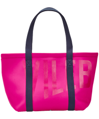 Large Beach Bag Vilebrequin Crimson purple front view