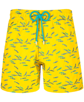 Men Swim Trunks Embroidered Gulf Stream - Limited Edition Sunflower front view