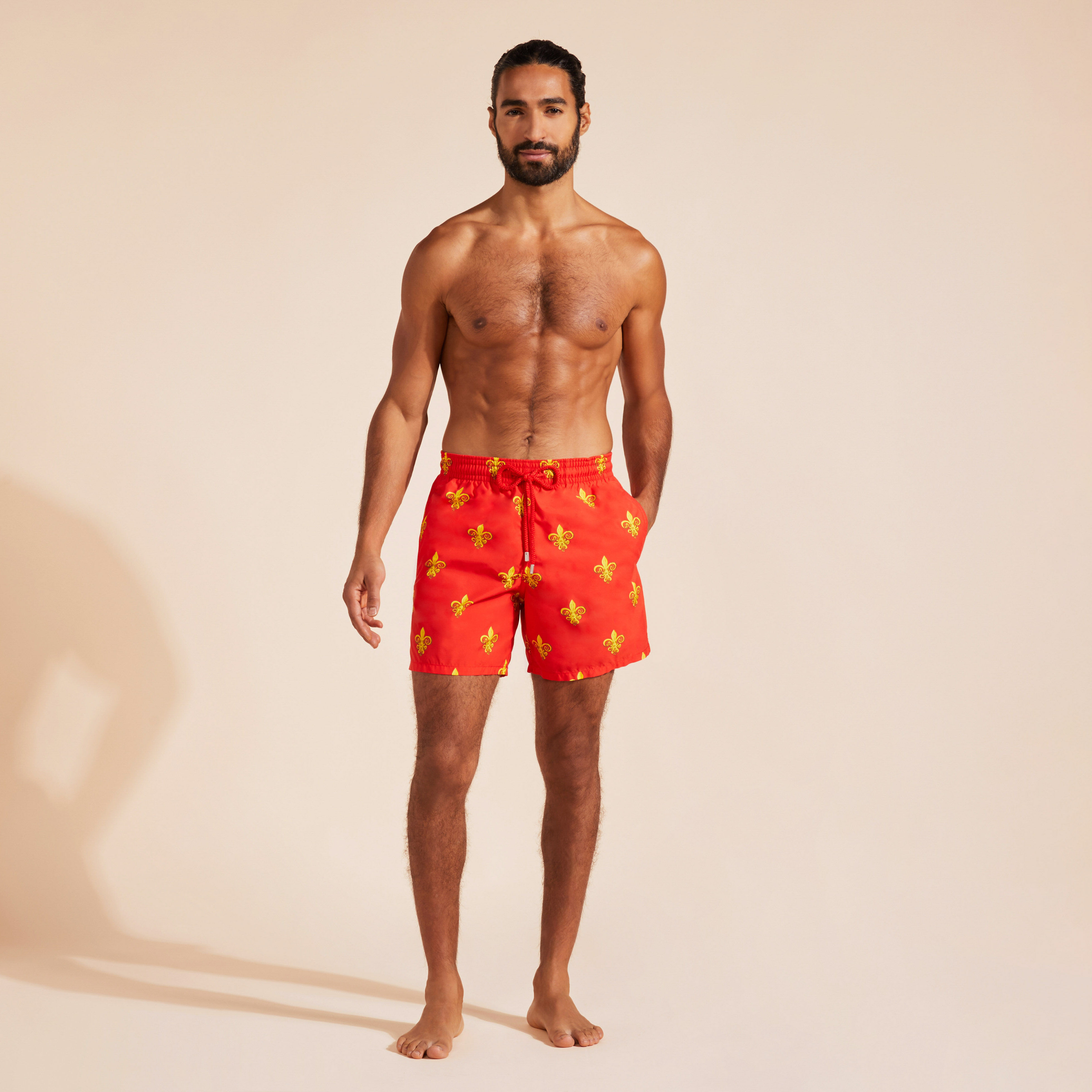 Maillot de on sale bain homme fleur