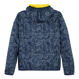Coupe vent réversible homme imprimé Poulpes Bicolores Soleil vue de détail 2