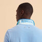 Men Cotton Changing Color Pique Polo Shirt Thalassa details view 1