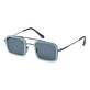 White Tulipwood Women and Men Sunglasses - VBQ x Shelter Foam back view