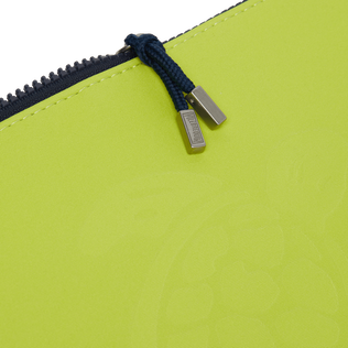 Unisex Neoprene Pouch Solid Chartreuse details view 4