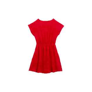 Vestito bambina in spugna Flower Power Lipstick vista posteriore