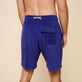 Bermudas de color liso para hombre y mujer Purple blue detalles vista 3