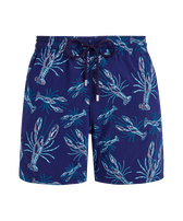 Men Swim Shorts Embroidered Lobsters - Limited Edition Midnight front view