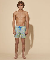 Men Swim Shorts Ultra-light and Packable Tortues Hypnotiques Thalassa front worn view