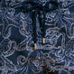 Poulpes Bicolores Badeshorts für Herren Marineblau Details Ansicht 1