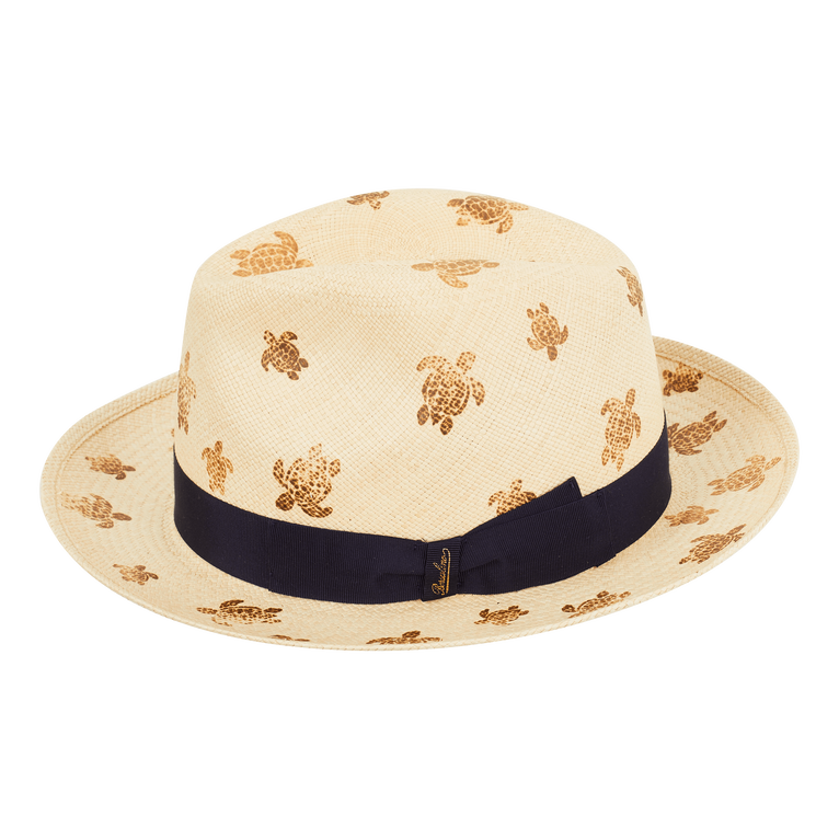 Men Straw Hat - Hat - Claudio - Beige - Size L - Vilebrequin