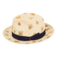 Sombrero de paja para hombre de Vilebrequin X Borsalino Arena vista frontal