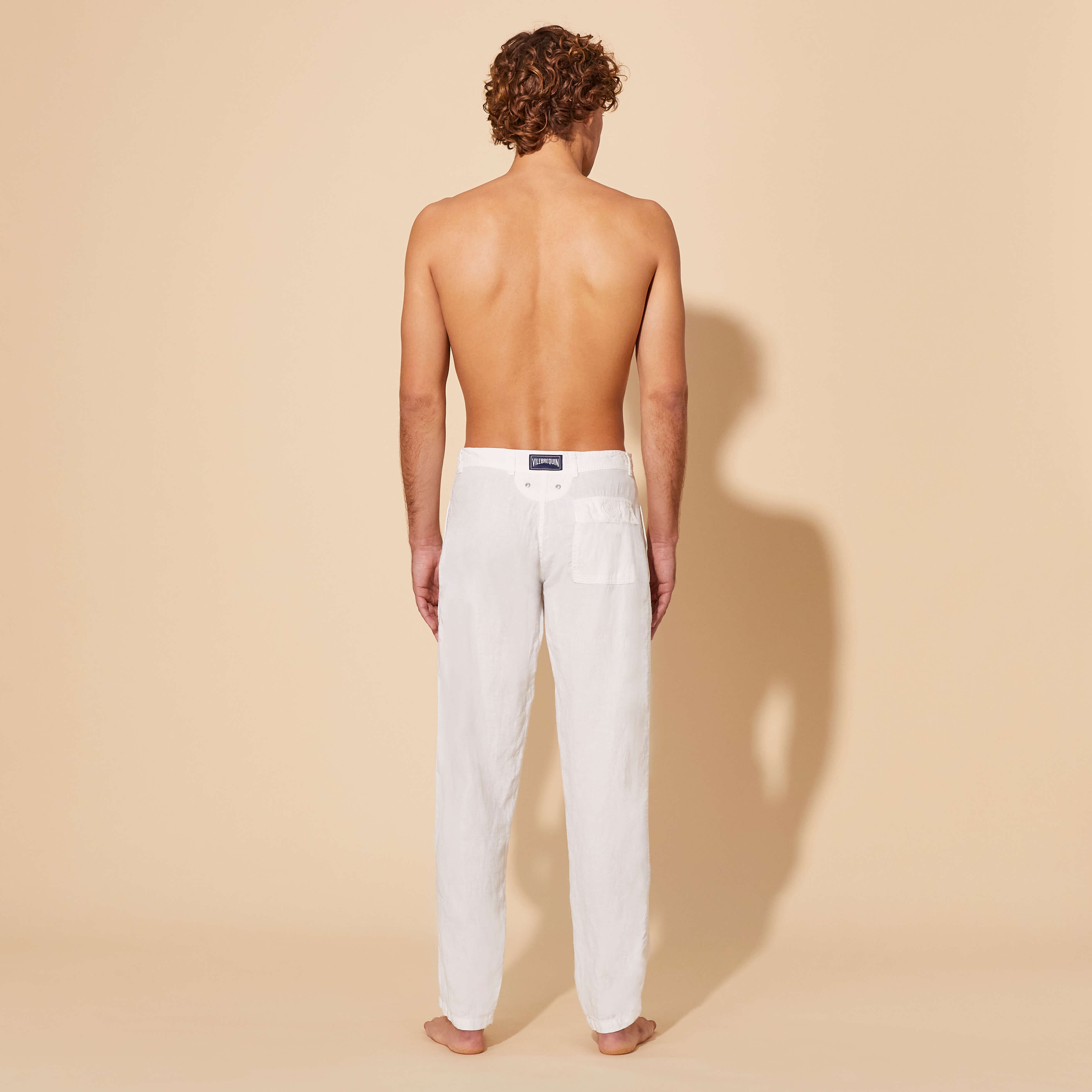 Men Linen Pants Solid