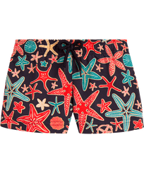 Pantalones cortos de baño con estampado Holistarfish para niña Azul marino vista frontal