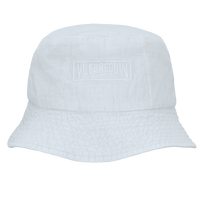 Unisex Linen Bucket Hat Mineral Dye Thalassa front view