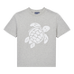 Boys T-Shirt Turtle Heather grey front view Boys T-Shirt Turtle Heather grey front view