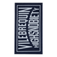 Logo Beach Towel - Vilebrequin x Highsnobiety Deep blue front view