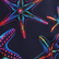 Bañador corto elástico con estampado Disco Stars para hombre Azul marino 