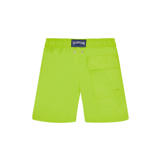 Boys Swim Trunks Water-reactive Requin Lime back view