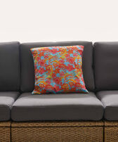 Pillowcase Tahiti Flowers Santorini front worn view