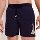 Men Embroidered Embroidered - Men placed embroidery Swim Shorts The year of the Rabbit, Navy details view 3