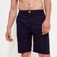 Men Jogging Gabardine Bermuda Shorts Blue details view 3