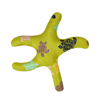 Pillow Ronde Des Tortues Multicolores Matcha 正面图