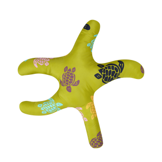 Pillow Ronde Des Tortues Multicolores Matcha 正面图
