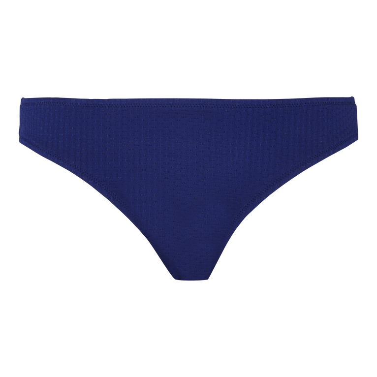 Women Bikini Bottom Plumetis - Swimming Trunk - Frise - Blue - Size XL - Vilebrequin