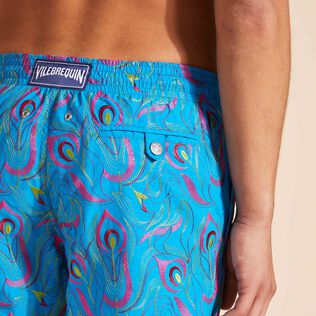 Men Swimwear Embroidered Camo Flowers - Limited Edition Hawaii blue 细节视图2