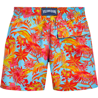 男童 Tahiti Flowers 游泳短裤 Santorini 后视图