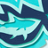 Bañador con estampado Requins 3D para niño Azul marino 