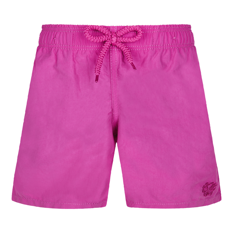 Pantaloncini Mare Bambino Idroreattivi Poulpes - Costume Da Bagno - Jim - Rosso