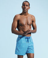 Men Swim Trunks Micro Starlettes Earthenware front worn view